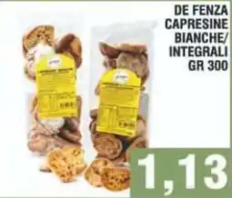 Bitar DE FENZA CAPRESINE BIANCHE/INTEGRALI offerta