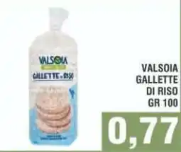 Bitar VALSOIA GALLETE DI RISO offerta