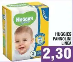 Bitar HUGGIES PANNOLINI LINEA offerta