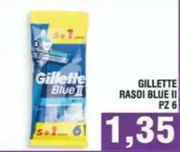 Bitar Gillette Blue II offerta