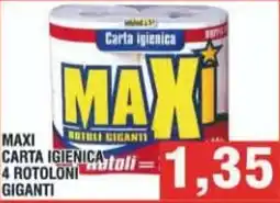 Bitar Carta igienica MAXI offerta
