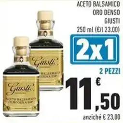 Conad Superstore Aceto balsamico oro denso Giusti offerta