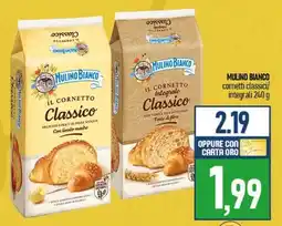 Ciro Amodio MULINO BIANCO cornetti classici/ integrali offerta