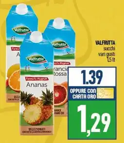 Ciro Amodio VALFRUTTA succhi offerta