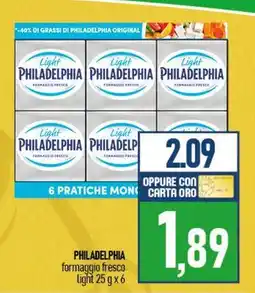 Ciro Amodio PHILADELPHIA formaggio fresco Light offerta