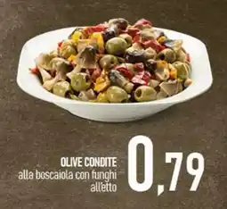 Ciro Amodio OLIVE CONDITE alla boscaiola con funghi all'etto offerta