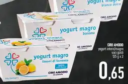 Ciro Amodio CIRO AMODIO yogurt intero/magro offerta