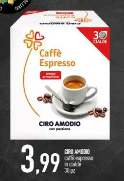 Ciro Amodio CIRO AMODIO caffè espresso in cialde offerta