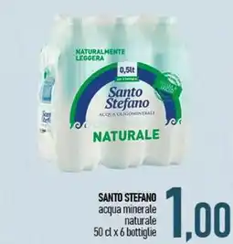 Ciro Amodio SANTO STEFANO acqua minerale naturale offerta