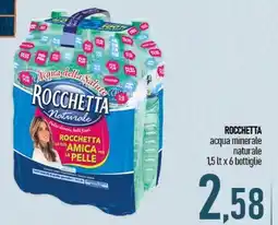 Ciro Amodio ROCCHETTA acqua minerale naturale offerta