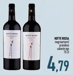 Ciro Amodio NOTTE ROSSA negroamaro/ primitivo salento igp offerta