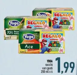Ciro Amodio YOGA succhi offerta