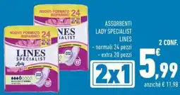 Conad Superstore Assorbenti lady specialist Lines offerta