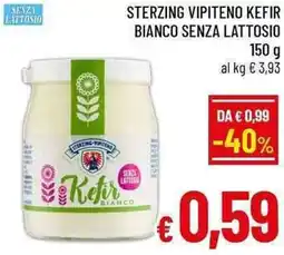 A&O Sterzing vipiteno kefir bianco senza lattosio offerta