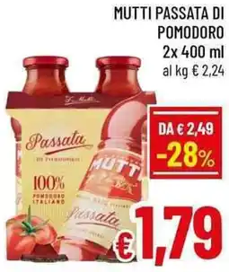 A&O Mutti passata di pomodoro offerta