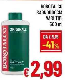A&O Borotalco bagnodoccia offerta