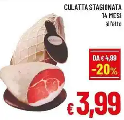 A&O Culatta stagionata 14 mesi offerta