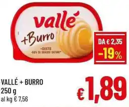 A&O Vallé + burro offerta