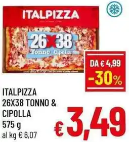 A&O Italpizza 26x38 tonno & cipolla offerta