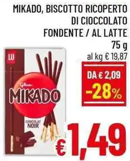 A&O Mikado, biscotto ricoperto di cioccolato fondente/al latte offerta