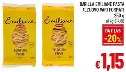 A&O Barilla emiliane pasta all'uovo offerta
