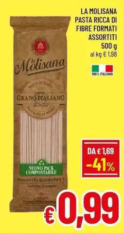 A&O La molisana pasta ricca di fibre offerta