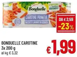 A&O Bonduelle carotine offerta