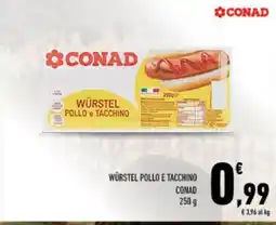 Conad City Würstel pollo e tacchino conad offerta