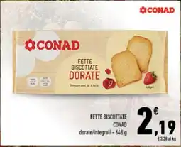 Conad City Fette biscottate conad offerta
