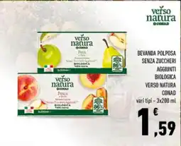 Conad City Bevanda polposa senza zuccheri aggiunti biologica verso natura conad offerta