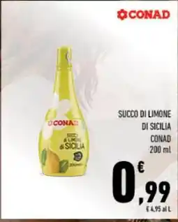 Conad City Succo di limone di sicilia conad offerta