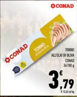Conad City Tonno all'olio di oliva conad offerta