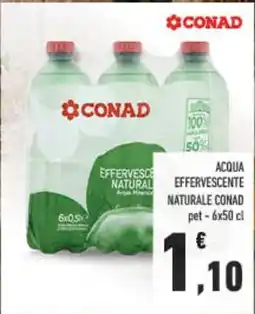 Conad City Acqua effervescente naturale conad offerta