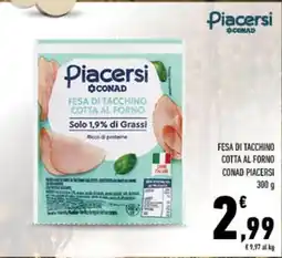 Conad City Fesa di tacchino cotta al forno conad placersi offerta