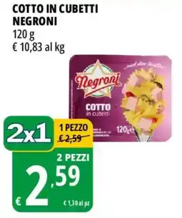 Tigros Cotto in cubetti negroni offerta
