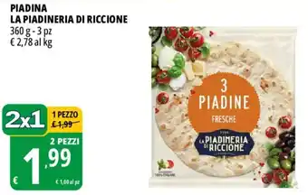 Tigros Piadina la piadineria di riccione offerta