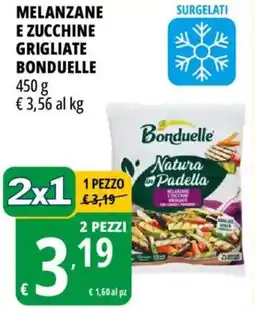 Tigros Melanzane e zucchine grigliate bonduelle offerta