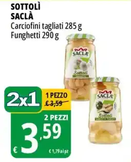 Tigros Sottolì saclà offerta