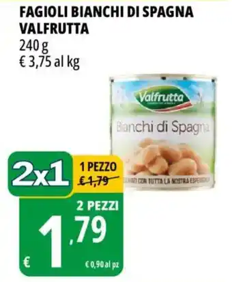 Tigros Fagioli bianchi di spagna valfrutta offerta