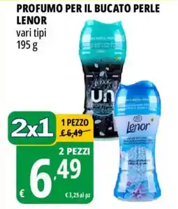Tigros Profumo per il bucato perle lenor offerta