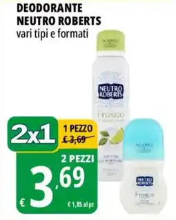 Tigros Deodorante neutro roberts offerta