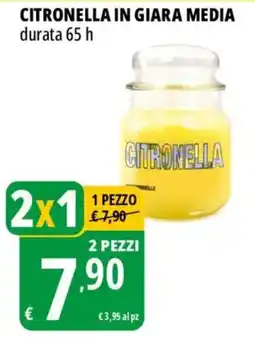 Tigros Citronella in giara media offerta