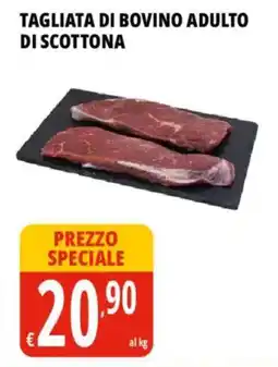 Tigros Tagliata di bovino adulto di scottona offerta