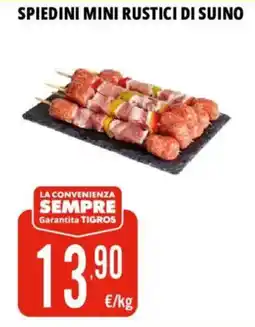 Tigros Spiedini mini rustici di suino offerta