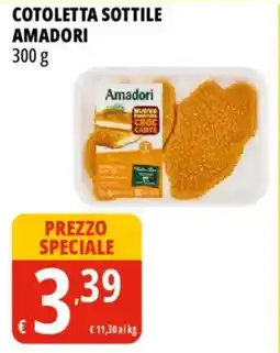 Tigros Cotoletta sottile amadori offerta