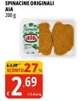 Tigros Spinacine originali aia offerta