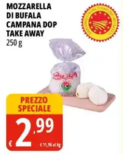 Tigros Mozzarella di bufala campana DOP take away offerta