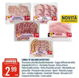 Tigros Linea 15 salumi affettati offerta