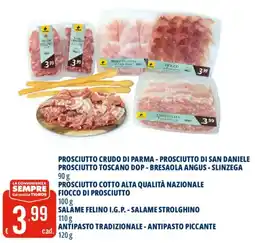Tigros Prosciutto crudo di parma offerta