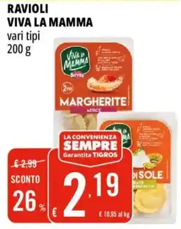 Tigros Ravioli viva la mamma offerta